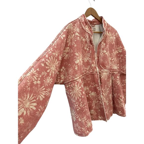 Free People Lua Bed Swing Jacket Apricot Combo Size XL - Picture 11 of 14